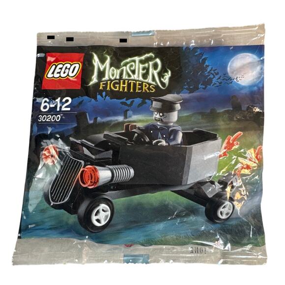 Lego Monster Fighters Zombie car poly bag #30200 NEW/Retired 2012 Halloween prop - Picture 1 of 4